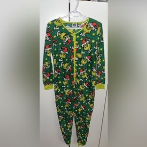 Grinch Onesie with Buttflap